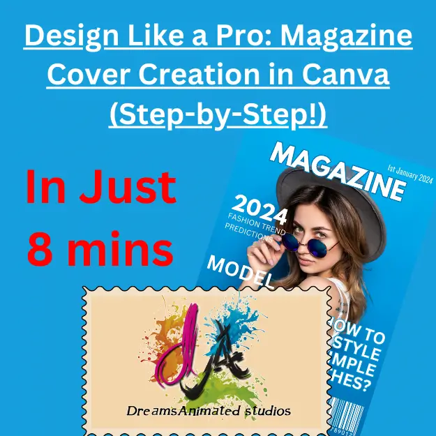 Magazine Cover Creation in Canva Step-by-Step