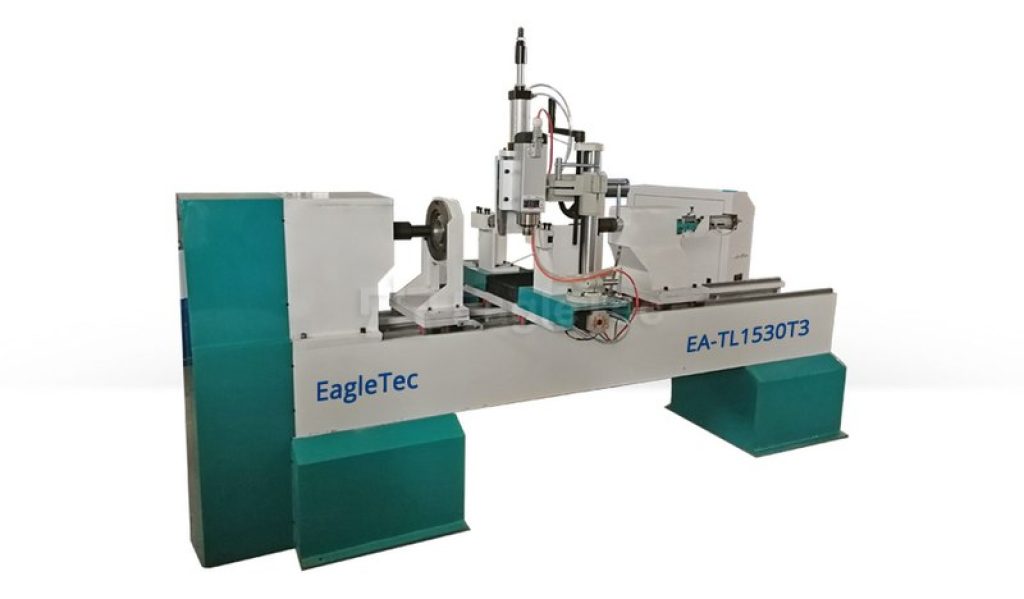 Wood Lathe CNC Machine is used for wood turning.